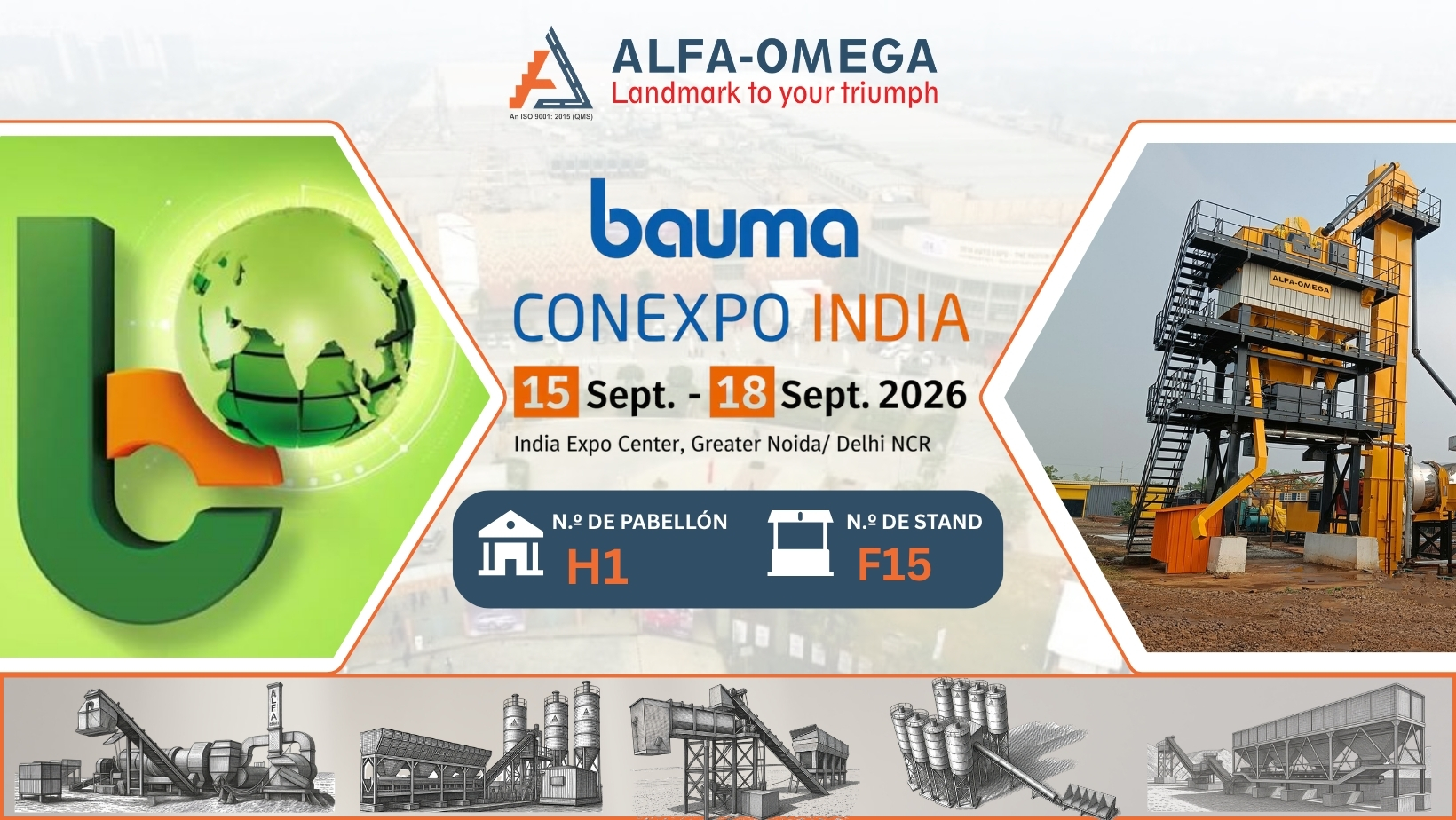 You are currently viewing Alfa-Omega En bauma CONEXPO INDIA 2026